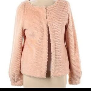 Dudley Stephens Bijou Bubble Cardigan Natural Blush M